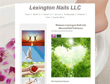 Tablet Screenshot of lexnails.com